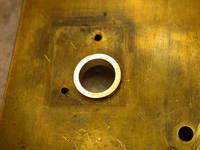 Plate removed, bush fitted